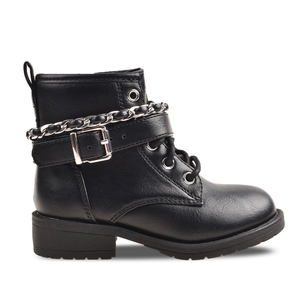 Wonder Nation Toddler Girls Buckle Boots, Sizes 7